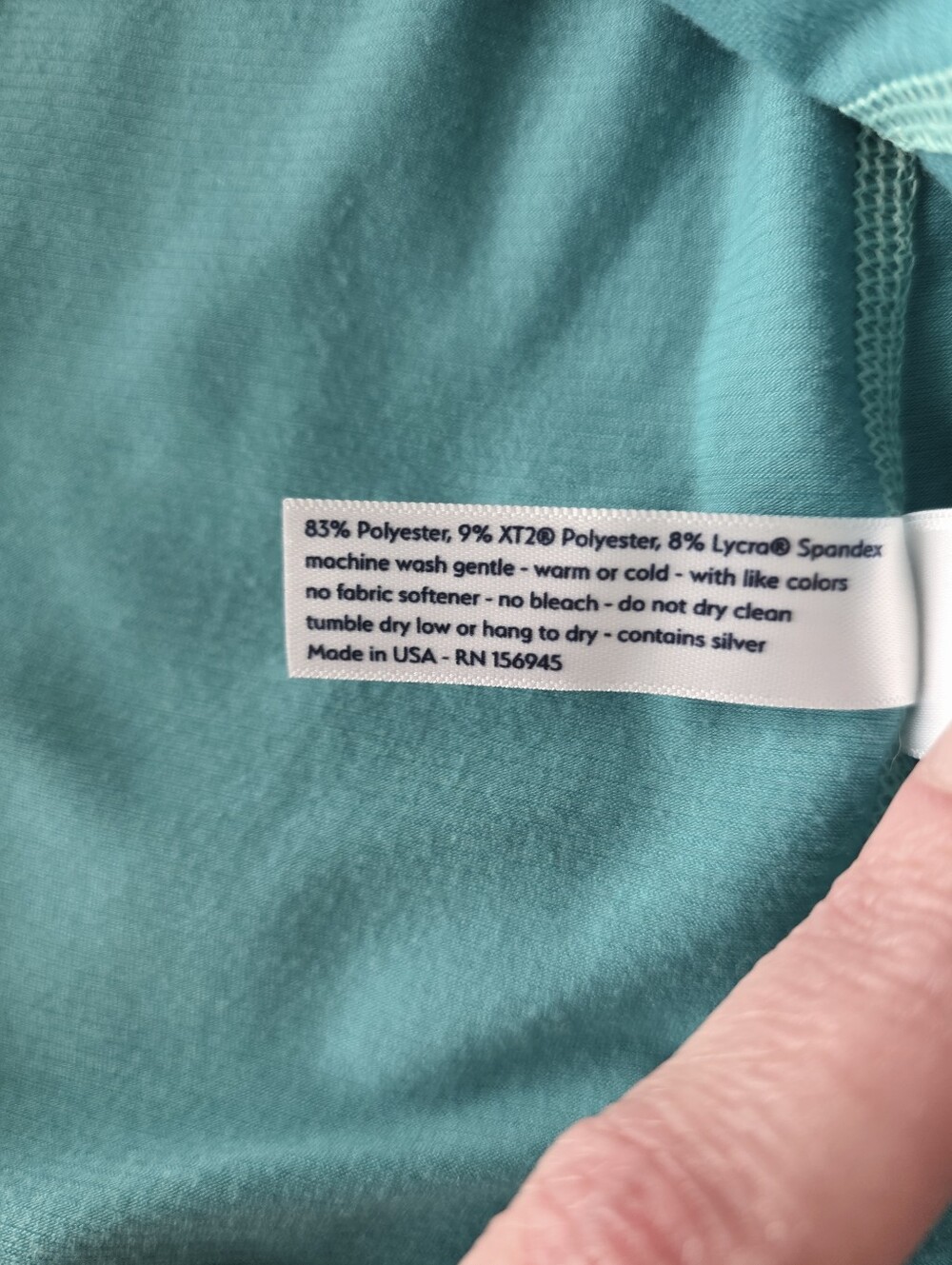 Alpine Fit Wild Iris Rendezvous Ridge Long Sleeve Top Glacial Teal M - Picture 6 of 9